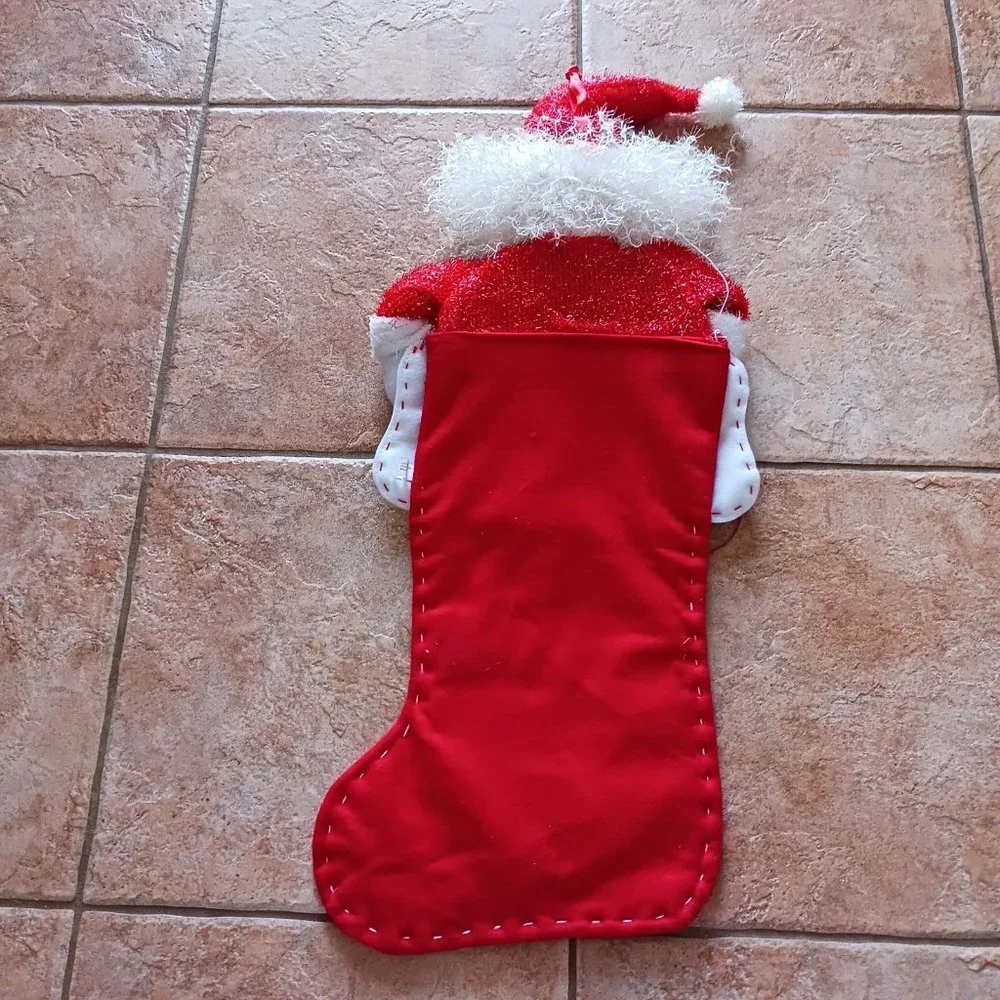 Vintage Christmas‎ Stocking Santa Advent Calendar Mistletoe Fish
